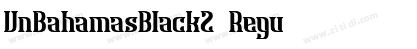 VnBahamasBlack2 Regu字体转换